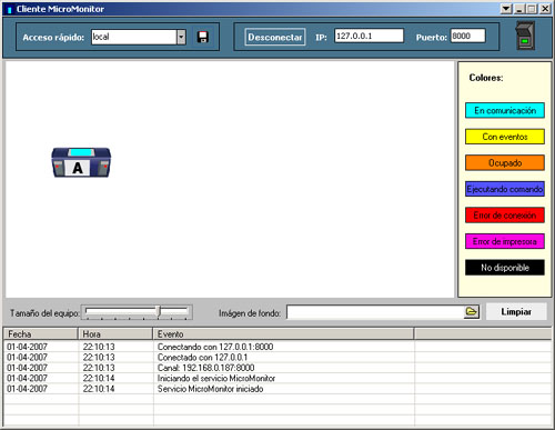 MicroMonitor Programa de monitoreo e interaccin de equipos MicoControl